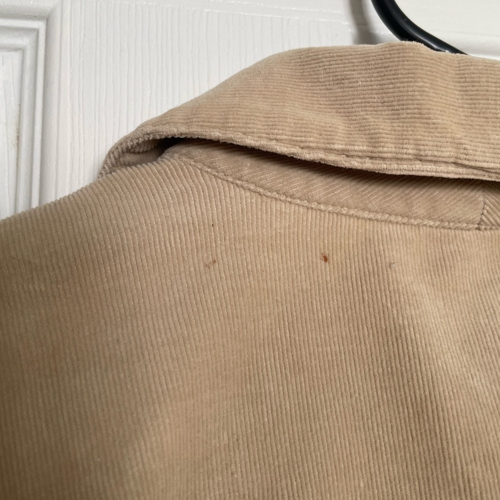 Charter Club Women’s Petite Medium Tan Button-Up Corduroy Jacket - Picture 11 of 11